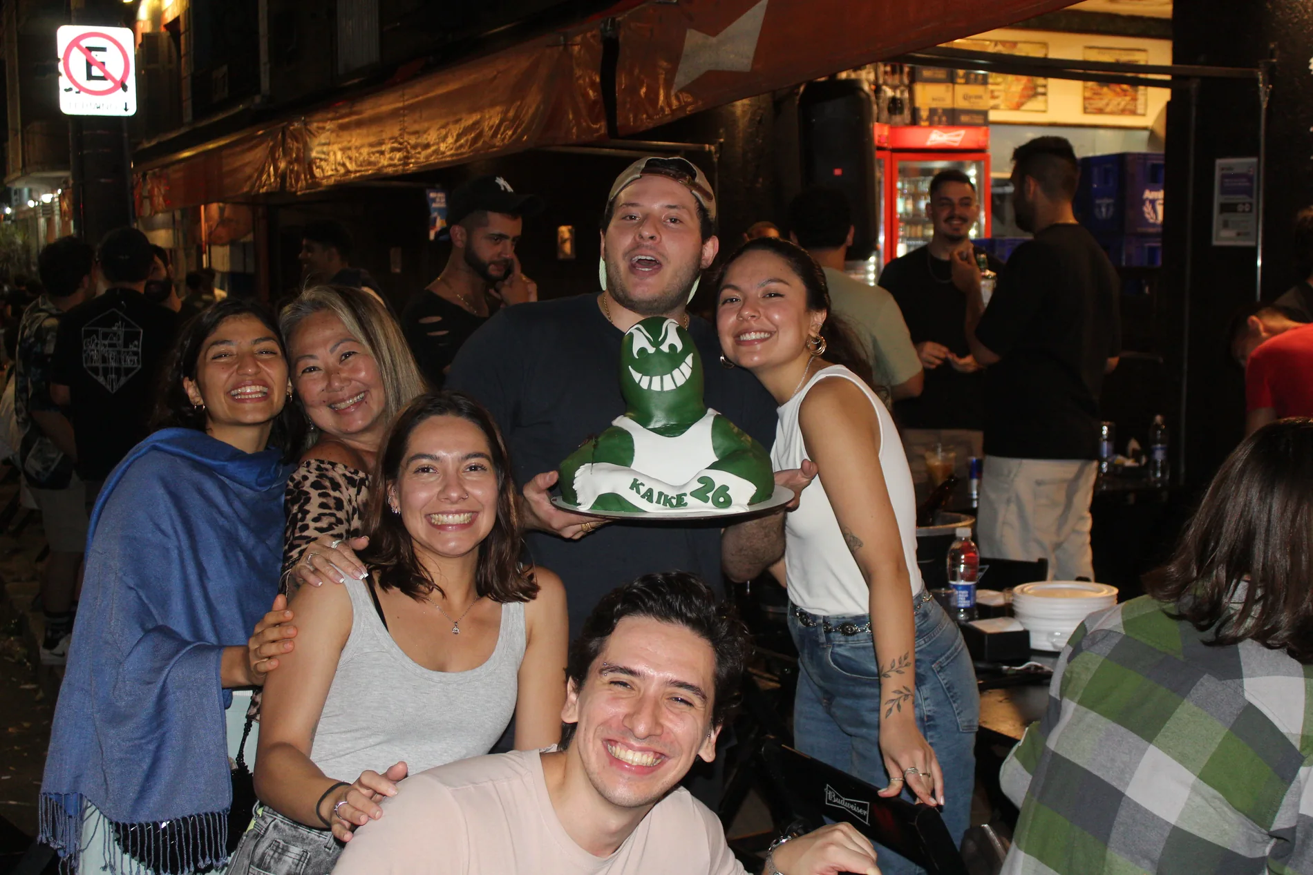 Aniversário registrado com flash na Nova Jaú