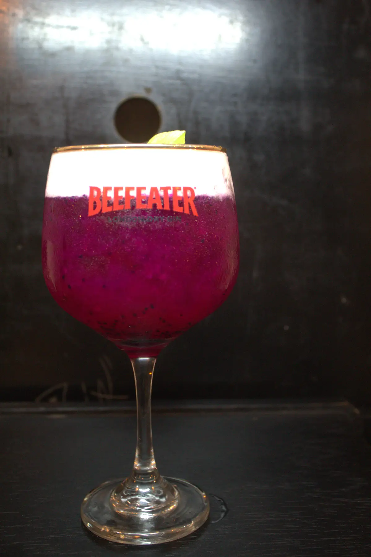 Drink roxo da Nova Jaú